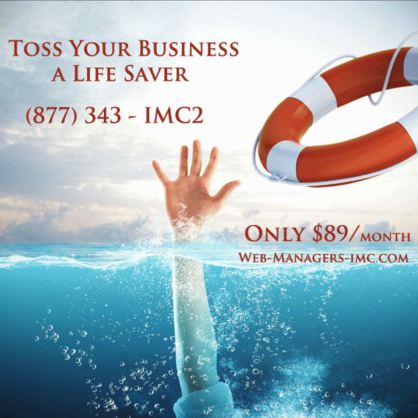Toss Your Business A Life Saver Only $89/month.
