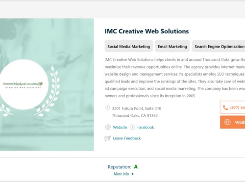 Expertise Critics Give IMC Creative Web Solutions “A” in Best Digital Marketing Agency