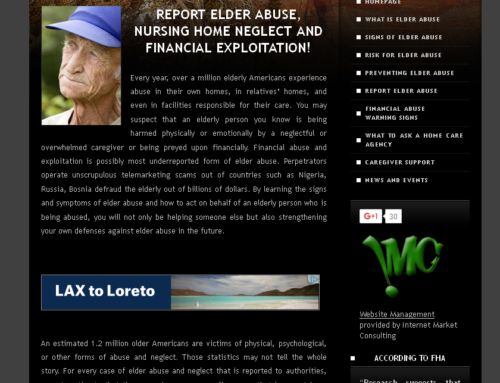 Elder Abuse Reporting